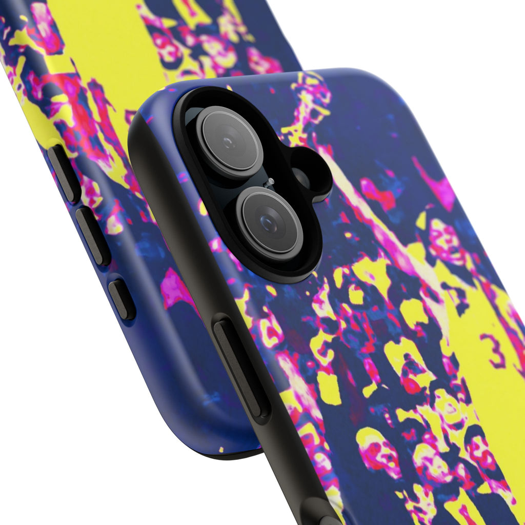 Phone Case — Neon Basketball Player Crowd Design