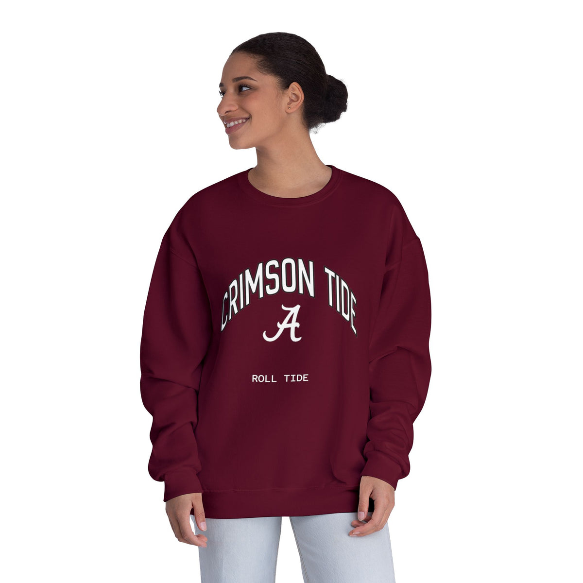 Classic White Crewneck Sweatshirt — Comfortable Everyday Pullover