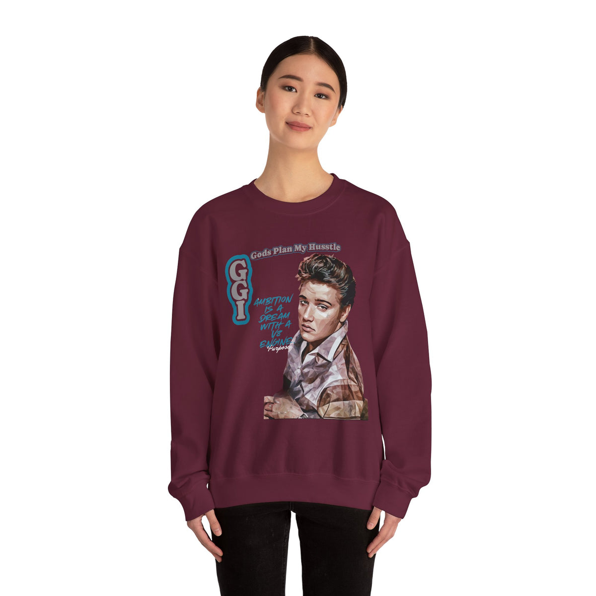 Elvis Presley 'G.G. I' Portrait Crewneck Sweatshirt