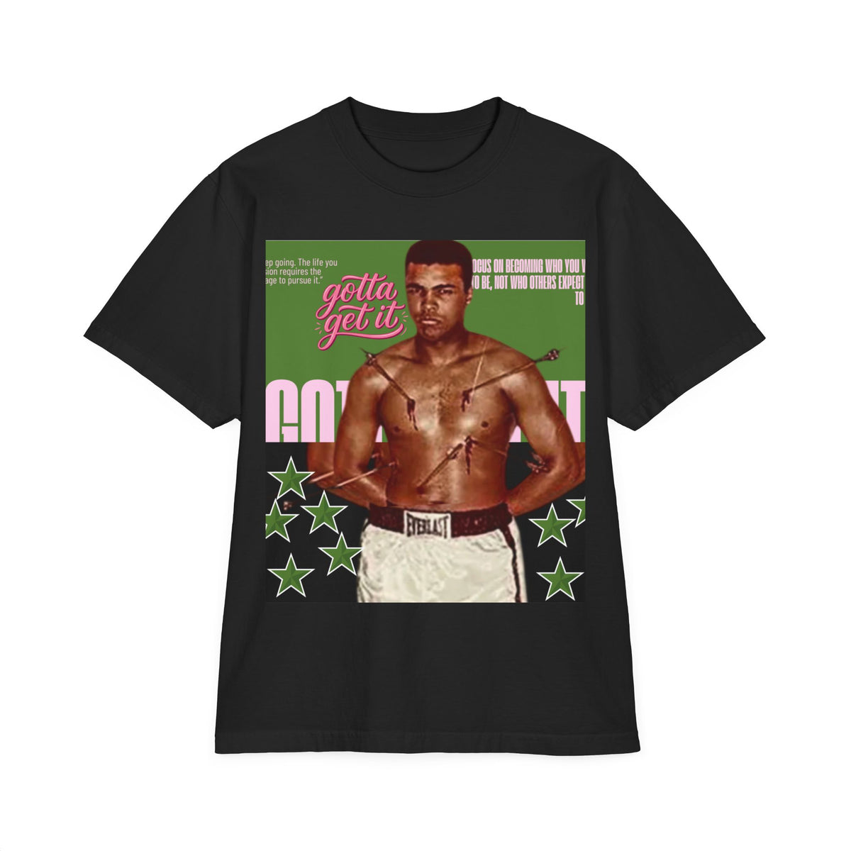 Vintage Boxer Graphic T-Shirt – Retro Athletic Male Illustration