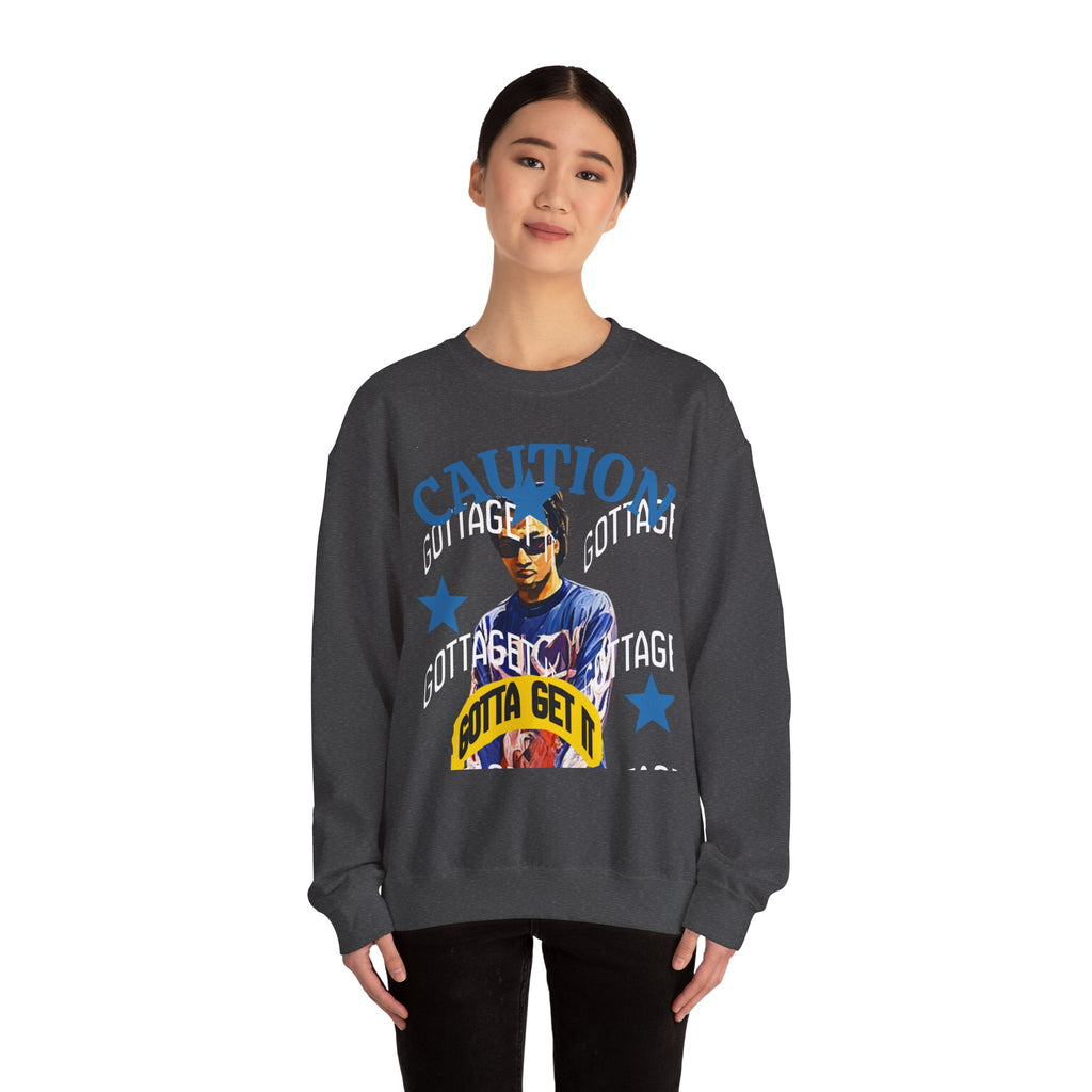 Gotta Get It Crewneck Sweatshirt – Vintage Streetwear Graphic