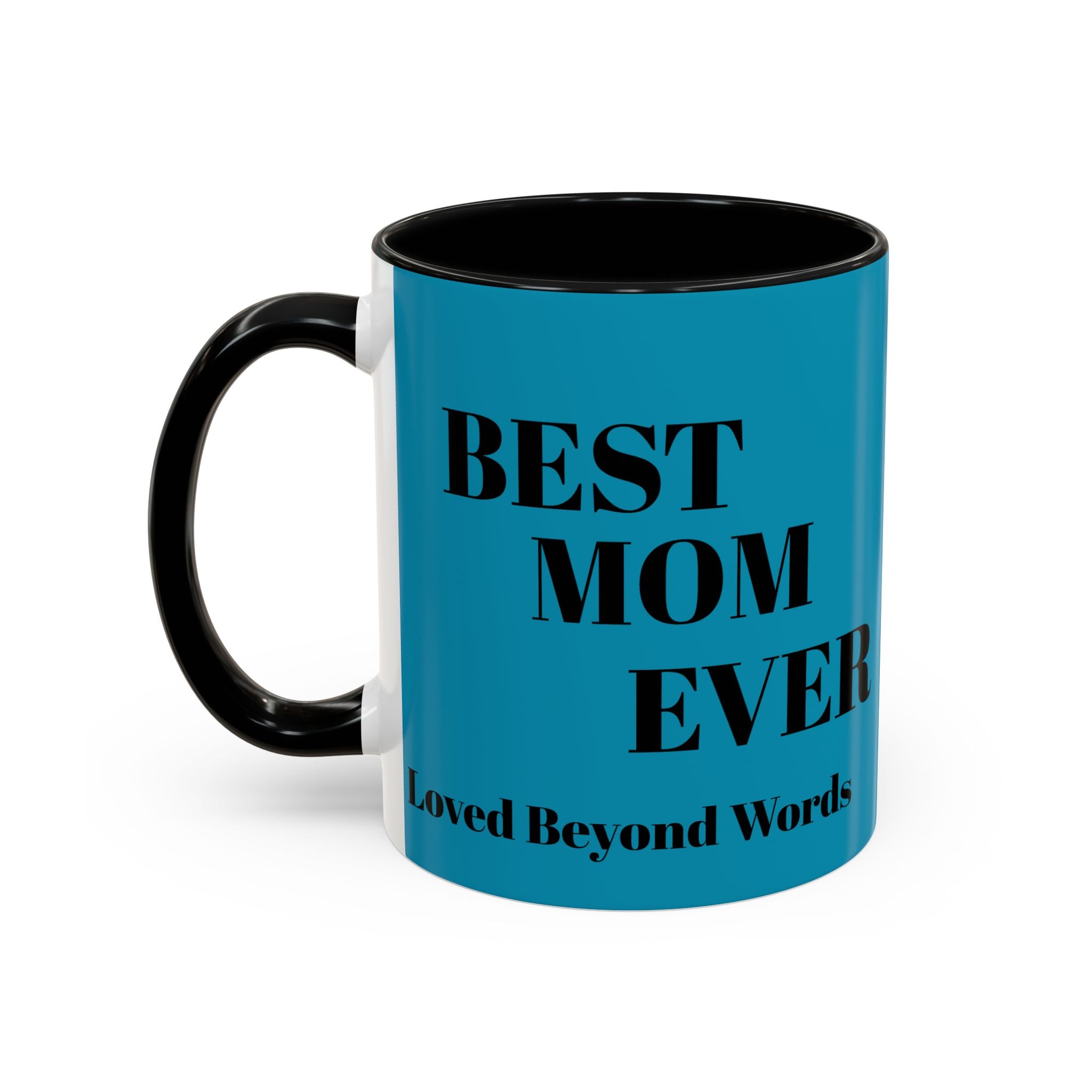 Best Mom Coffee Mug — Rose Accent Floral Mother's Day Gift (11/15oz)