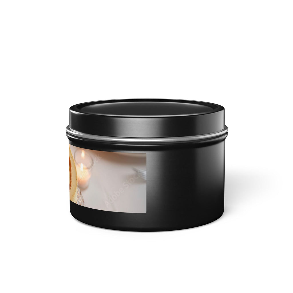 Caramel Latte Tin Candle — Cozy Dessert Scented Candle for Home & Gifts