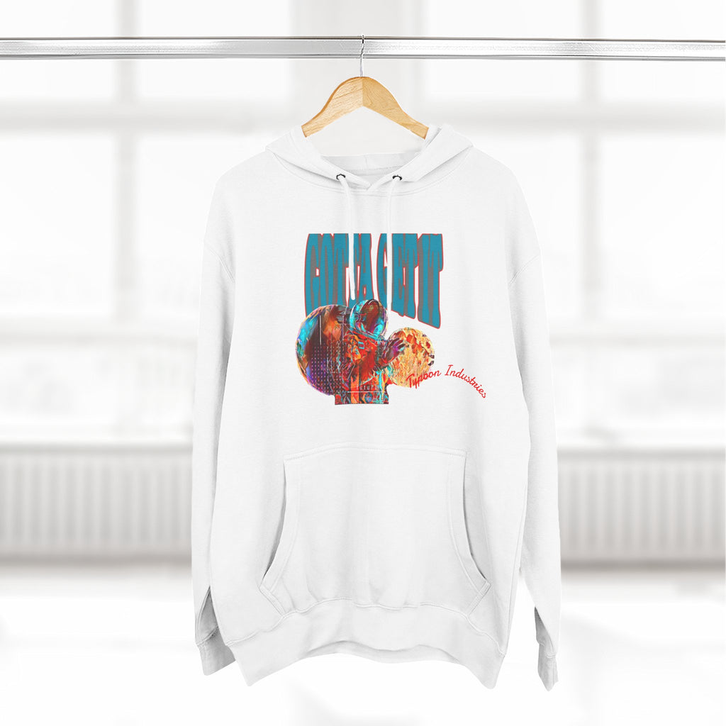 Three-Panel Fleece Hoodie