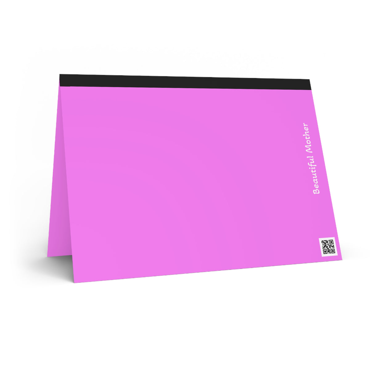 Happy Mothers Day Greeting Card — Pink Joyful Gospel Style Card (Beautiful Mother Inside)