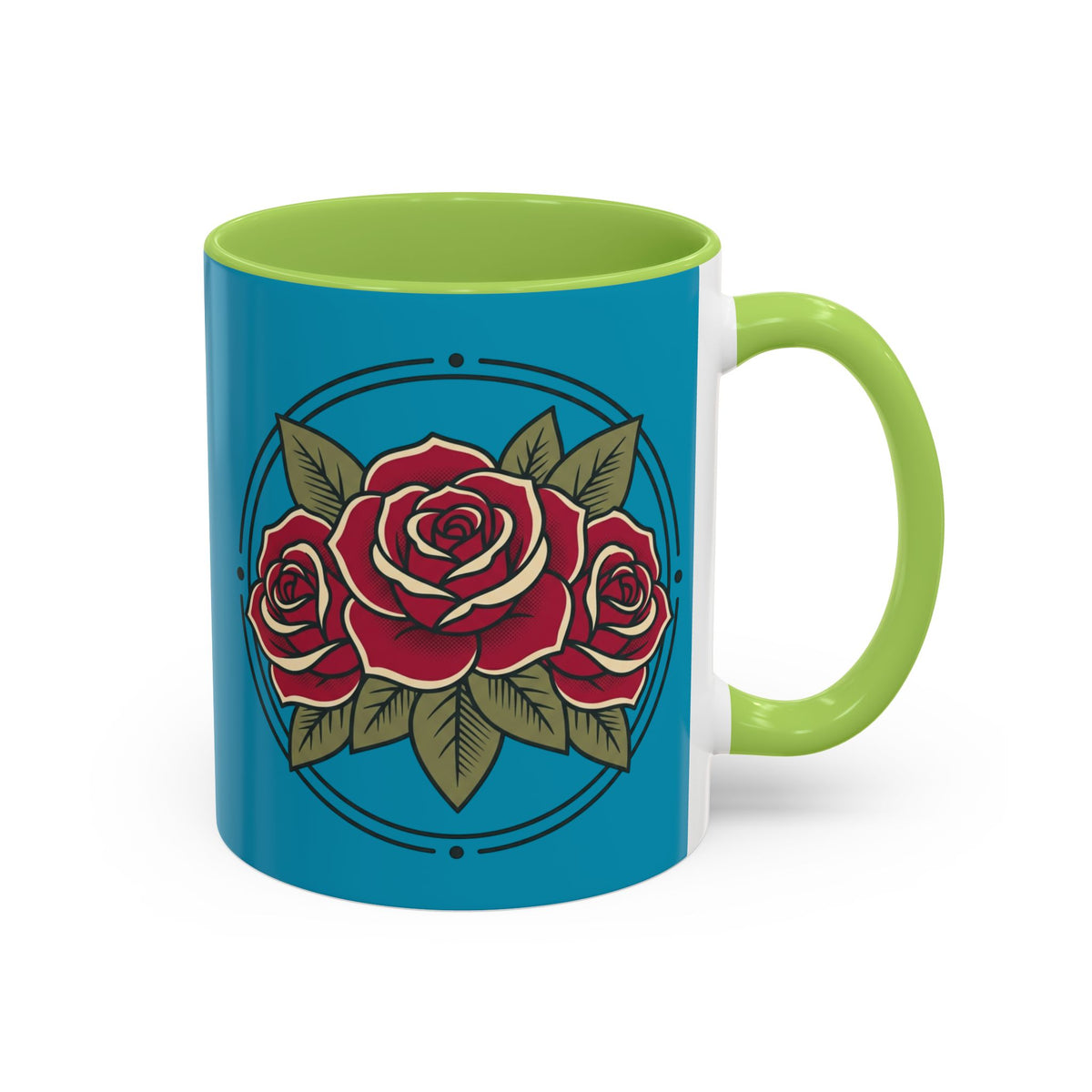 Best Mom Coffee Mug — Rose Accent Floral Mother's Day Gift (11/15oz)