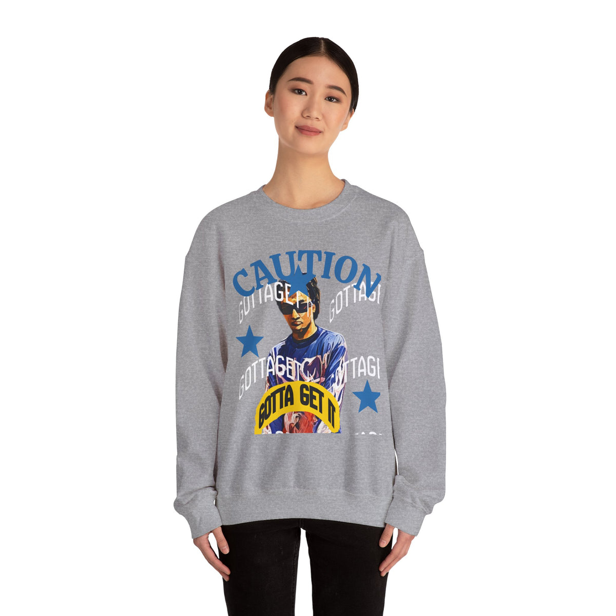Gotta Get It Crewneck Sweatshirt – Vintage Streetwear Graphic