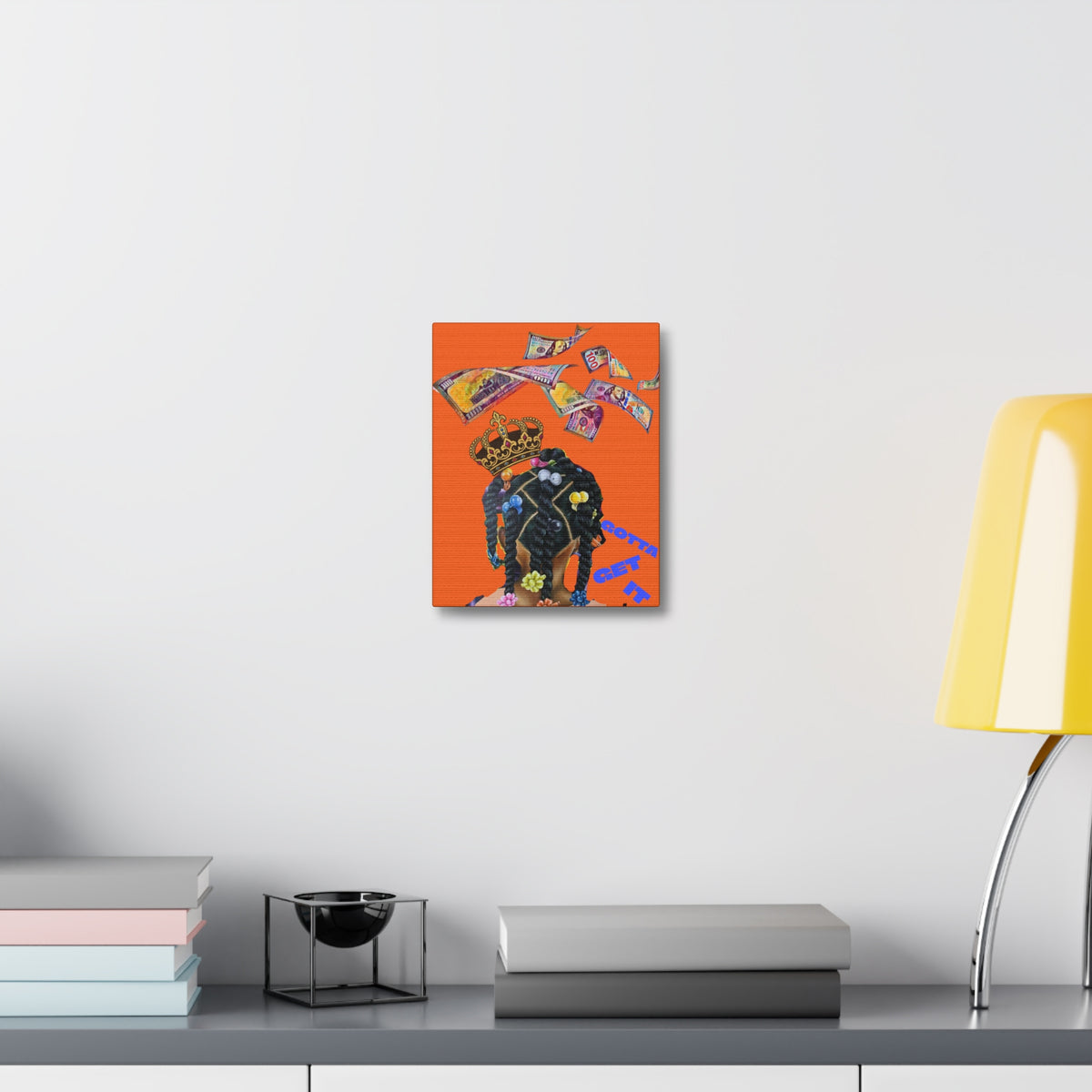 Stretched Canvas — 'Gotta Get It' Crowned Braids Wall Art