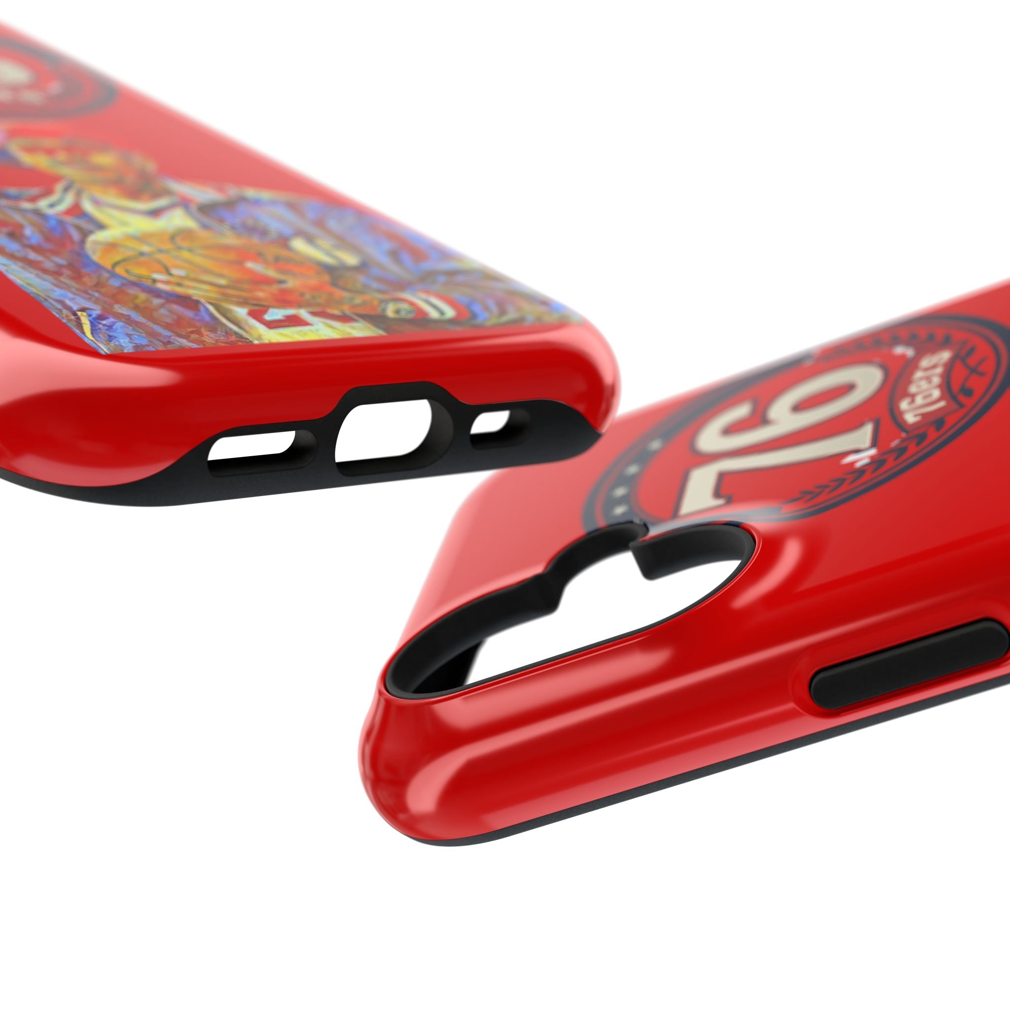 76ers Basketball Player Art Impact-Resistant Phone Case