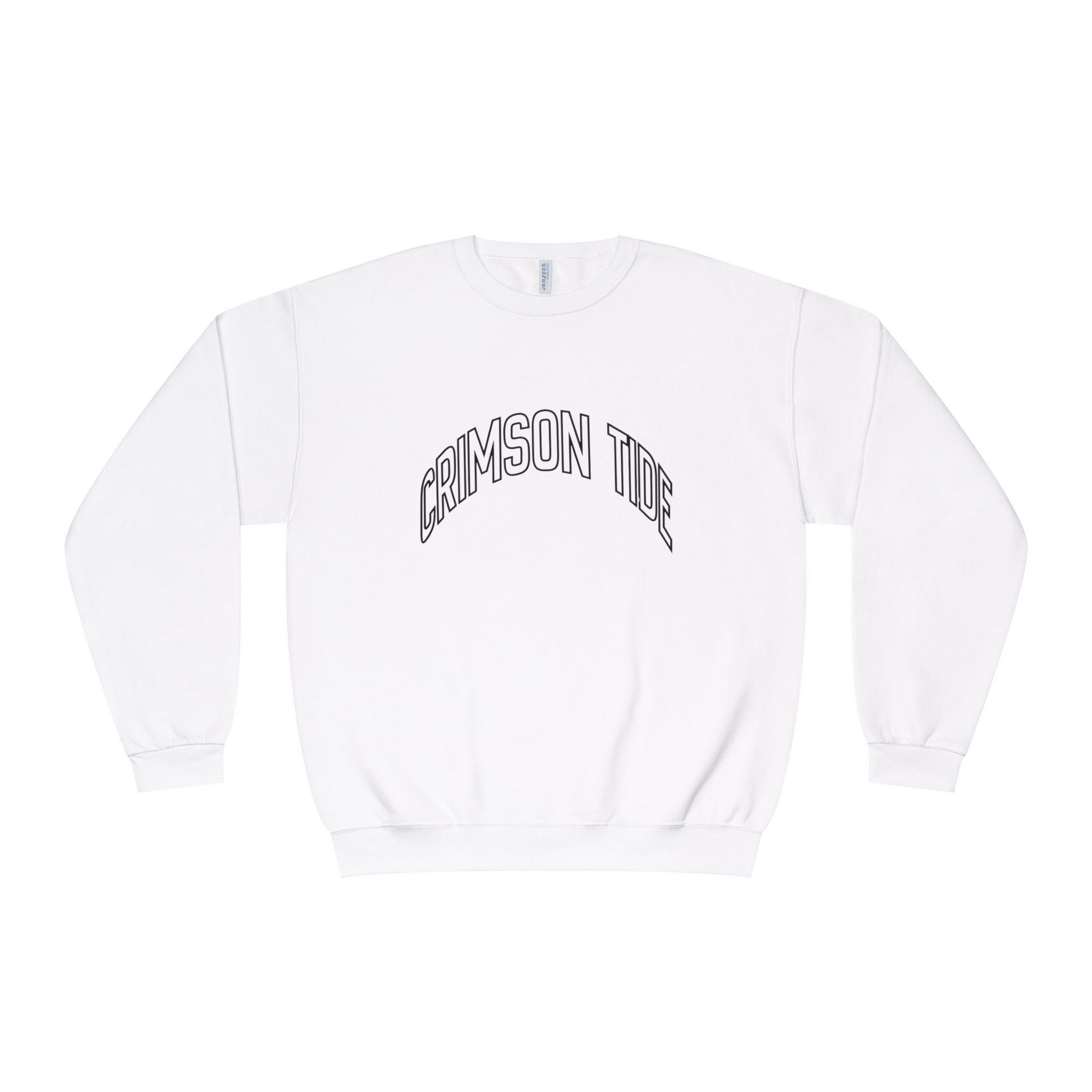 Classic White Crewneck Sweatshirt — Comfortable Everyday Pullover
