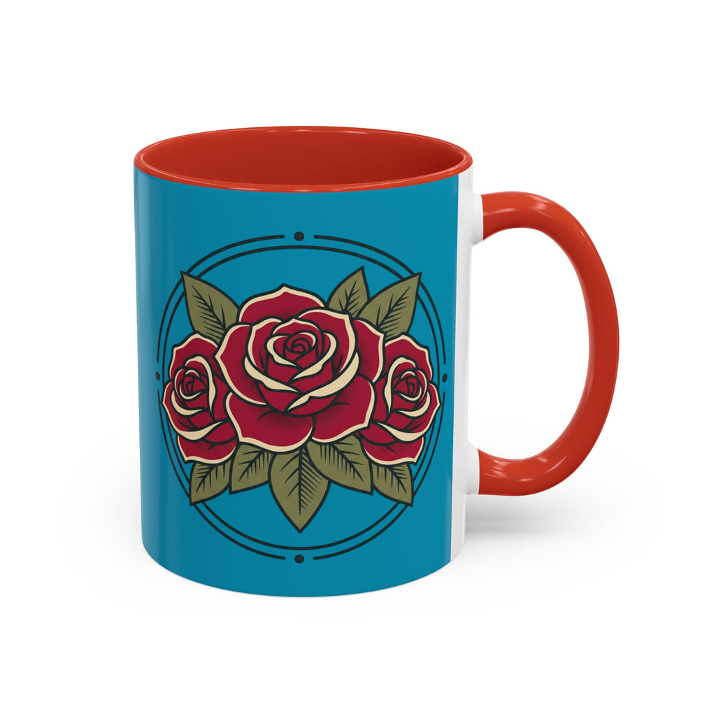 Best Mom Coffee Mug — Rose Accent Floral Mother's Day Gift (11/15oz)