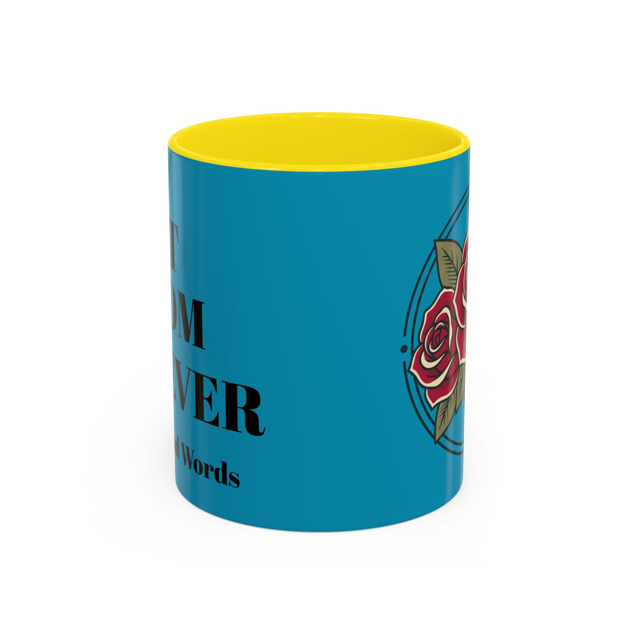 Best Mom Coffee Mug — Rose Accent Floral Mother's Day Gift (11/15oz)