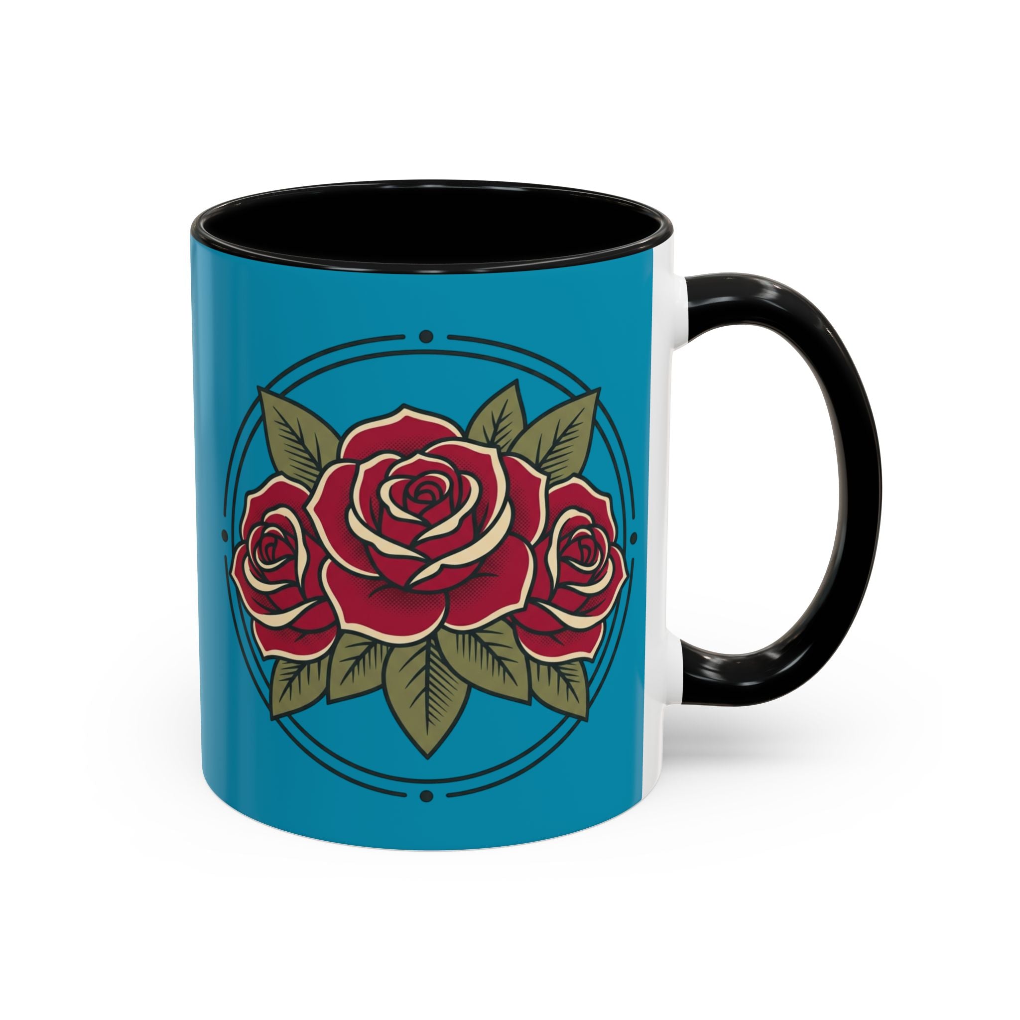 Best Mom Coffee Mug — Rose Accent Floral Mother's Day Gift (11/15oz)