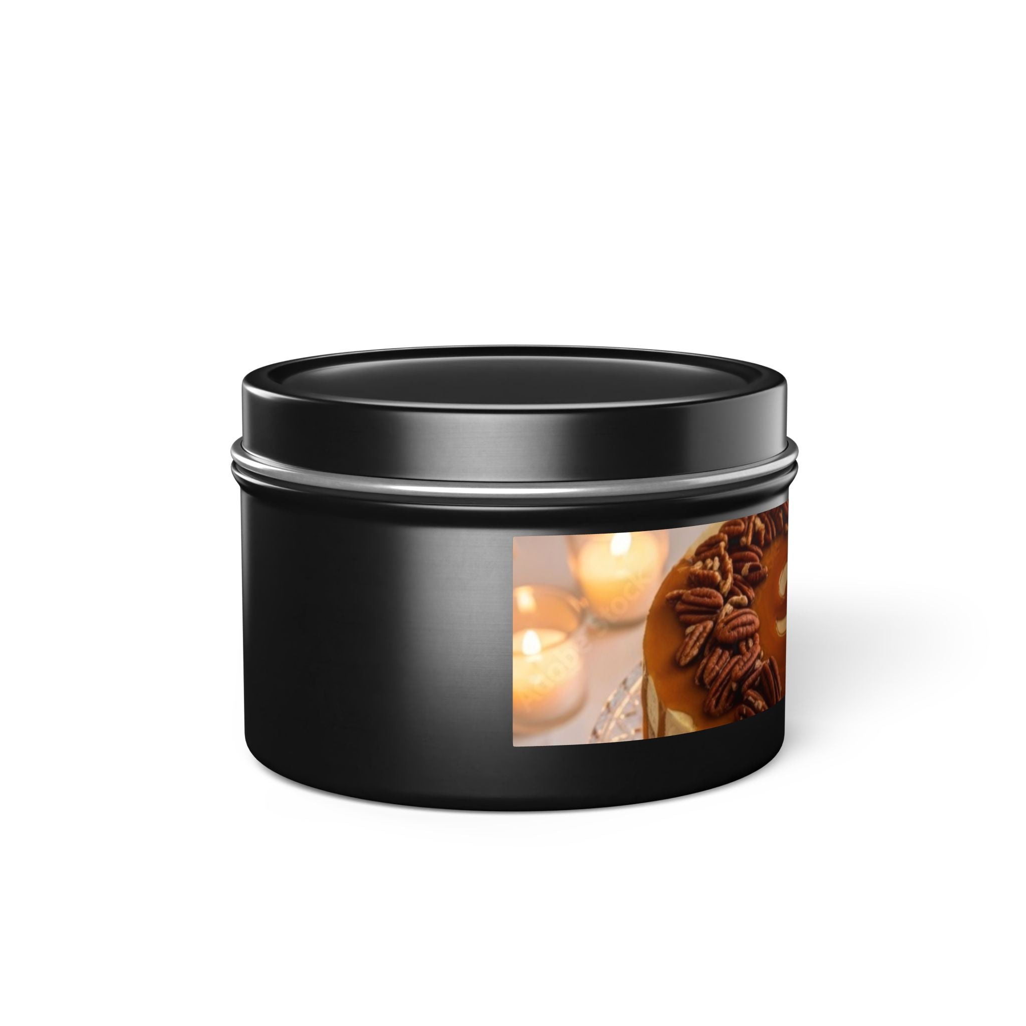 Caramel Latte Tin Candle — Cozy Dessert Scented Candle for Home & Gifts