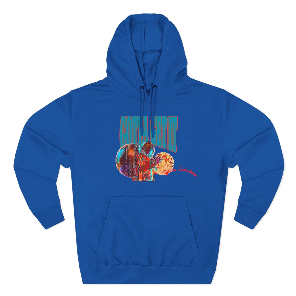 Three-Panel Fleece Hoodie