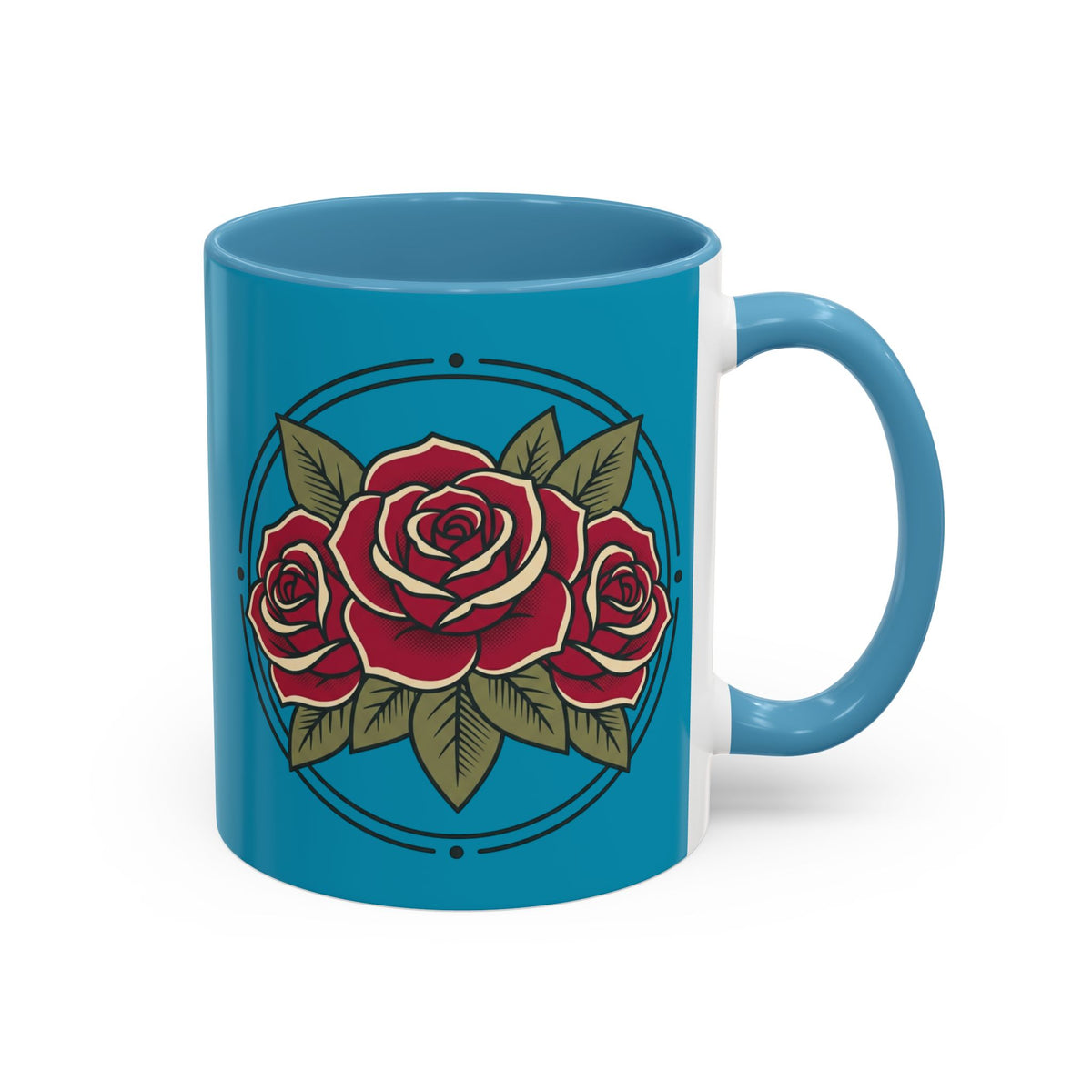 Best Mom Coffee Mug — Rose Accent Floral Mother's Day Gift (11/15oz)