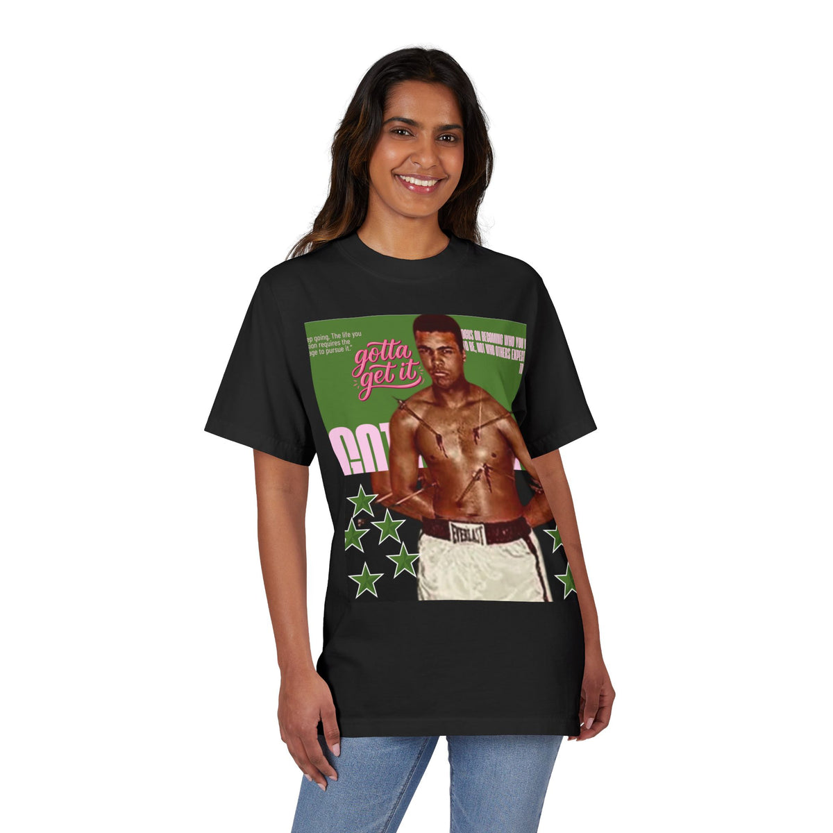 Vintage Boxer Graphic T-Shirt – Retro Athletic Male Illustration
