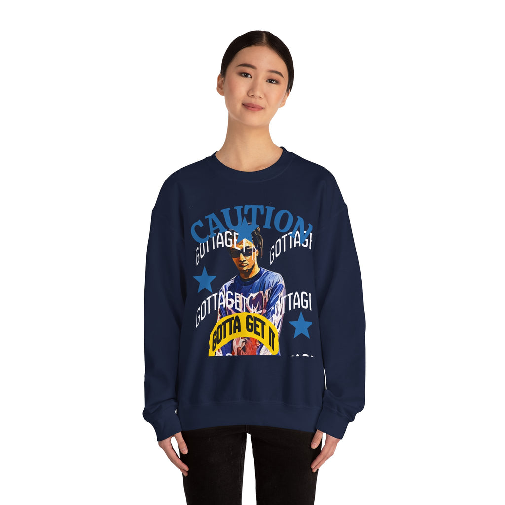 Gotta Get It Crewneck Sweatshirt – Vintage Streetwear Graphic
