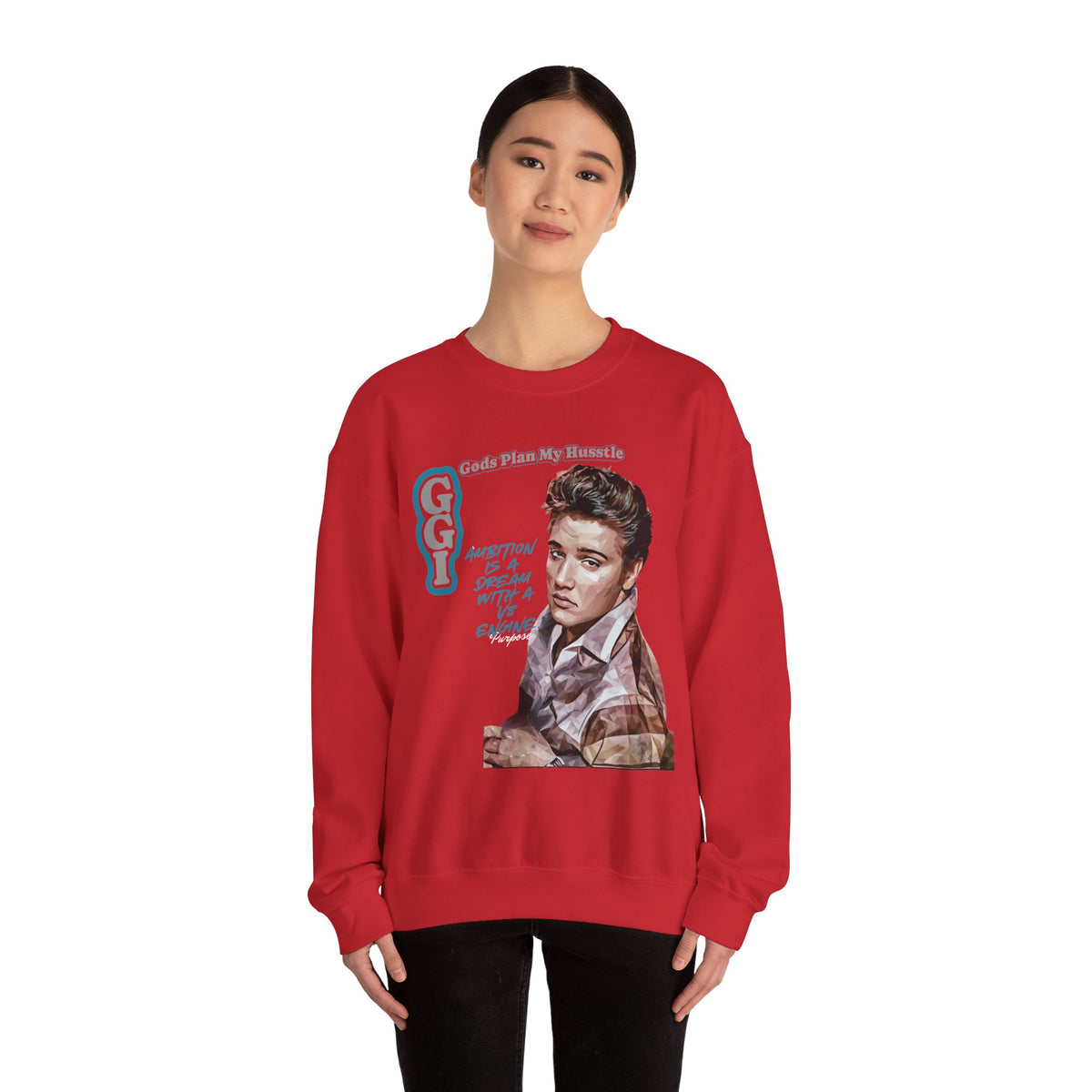 Elvis Presley 'G.G. I' Portrait Crewneck Sweatshirt