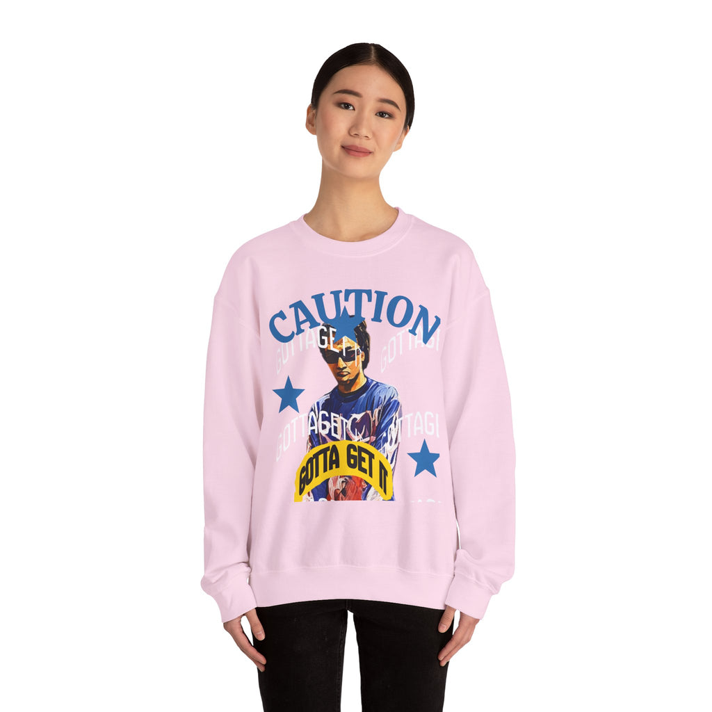 Gotta Get It Crewneck Sweatshirt – Vintage Streetwear Graphic