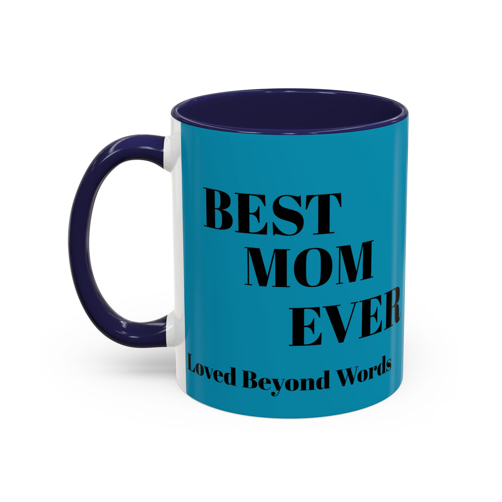 Best Mom Coffee Mug — Rose Accent Floral Mother's Day Gift (11/15oz)