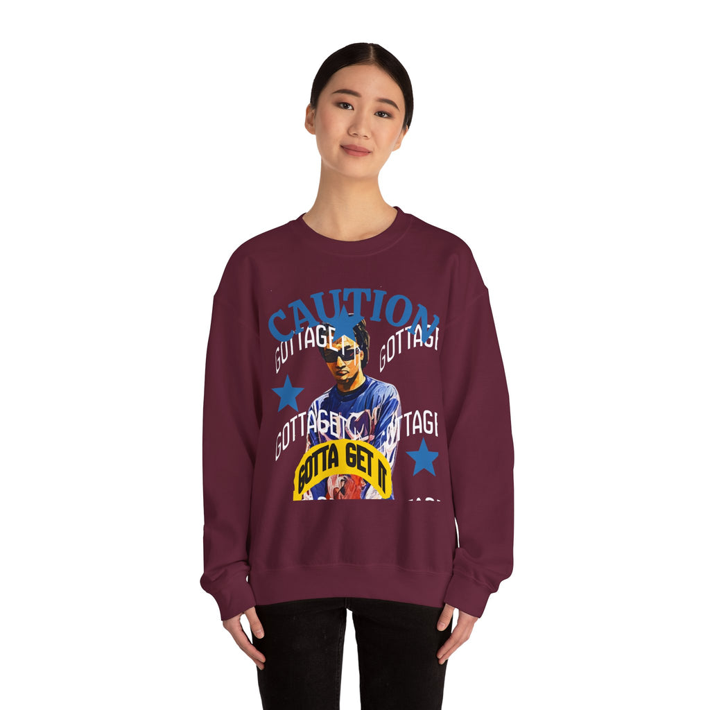 Gotta Get It Crewneck Sweatshirt – Vintage Streetwear Graphic