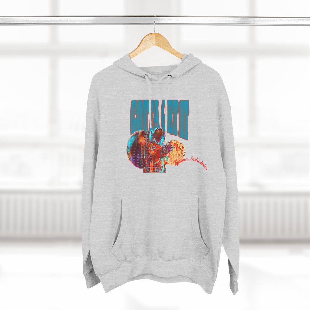 Three-Panel Fleece Hoodie