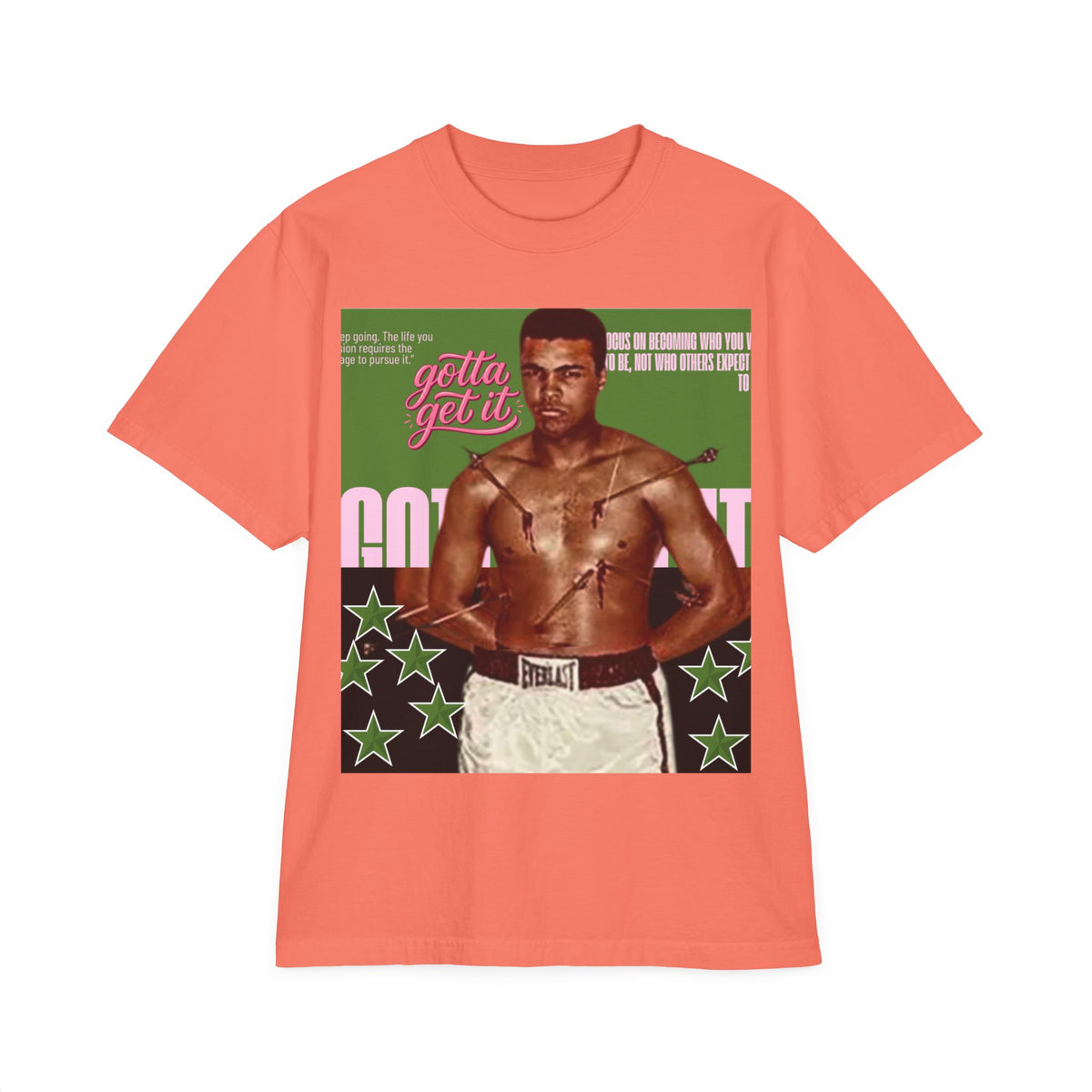 Vintage Boxer Graphic T-Shirt – Retro Athletic Male Illustration
