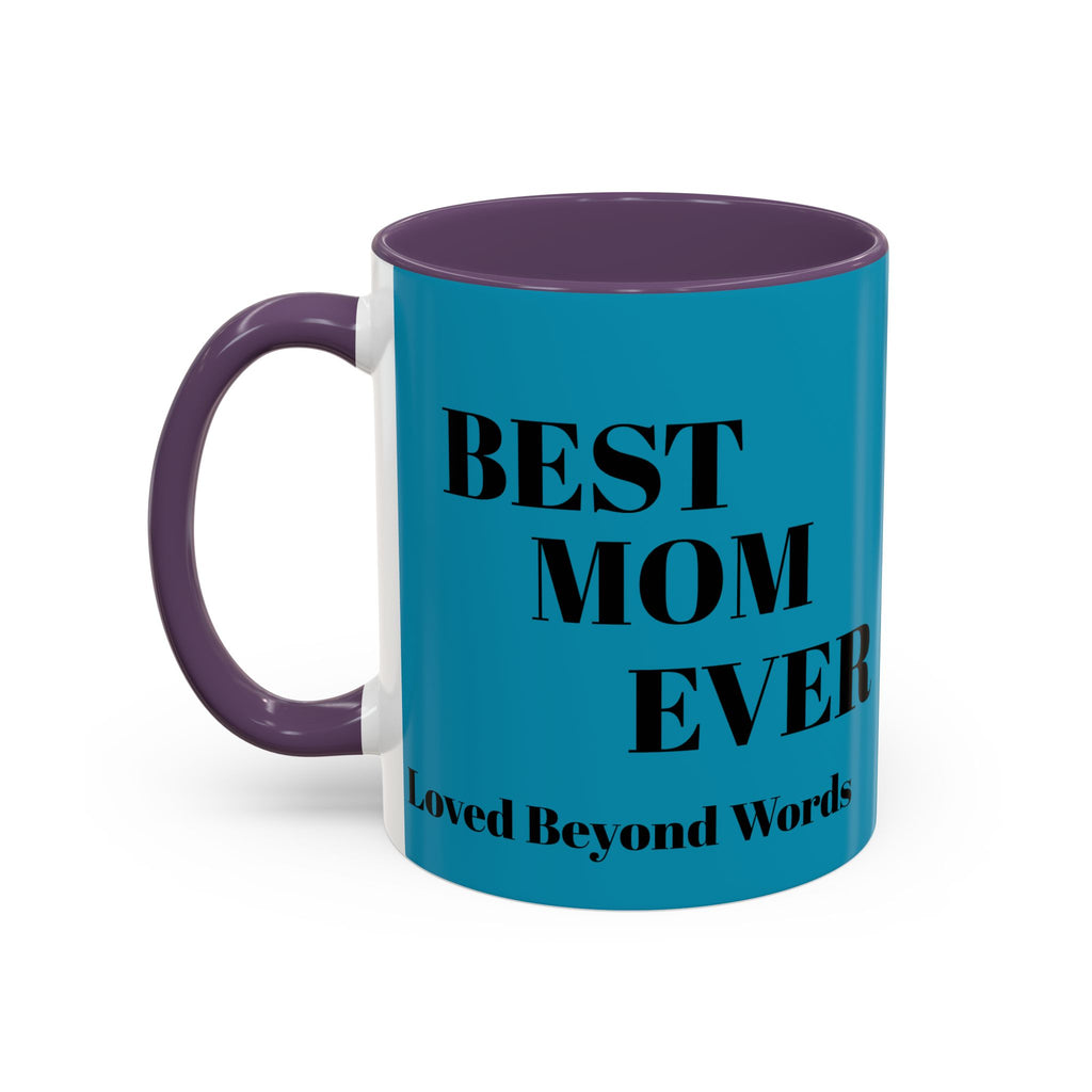 Best Mom Coffee Mug — Rose Accent Floral Mother's Day Gift (11/15oz)