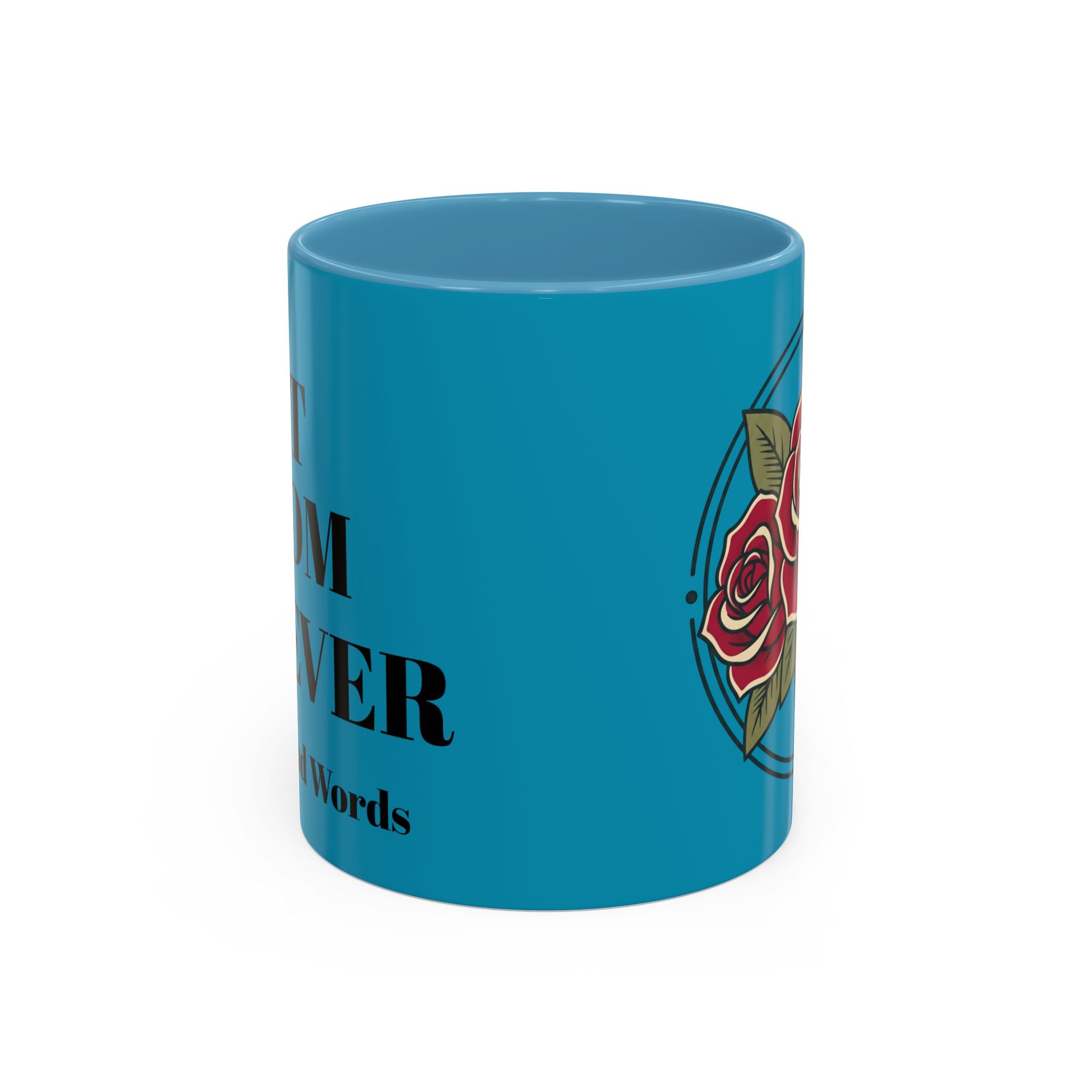 Best Mom Coffee Mug — Rose Accent Floral Mother's Day Gift (11/15oz)