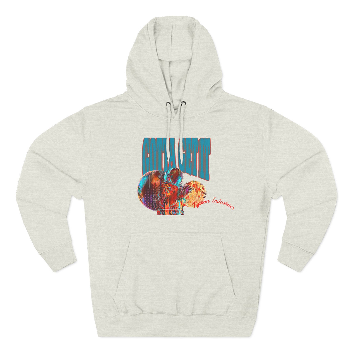 Three-Panel Fleece Hoodie