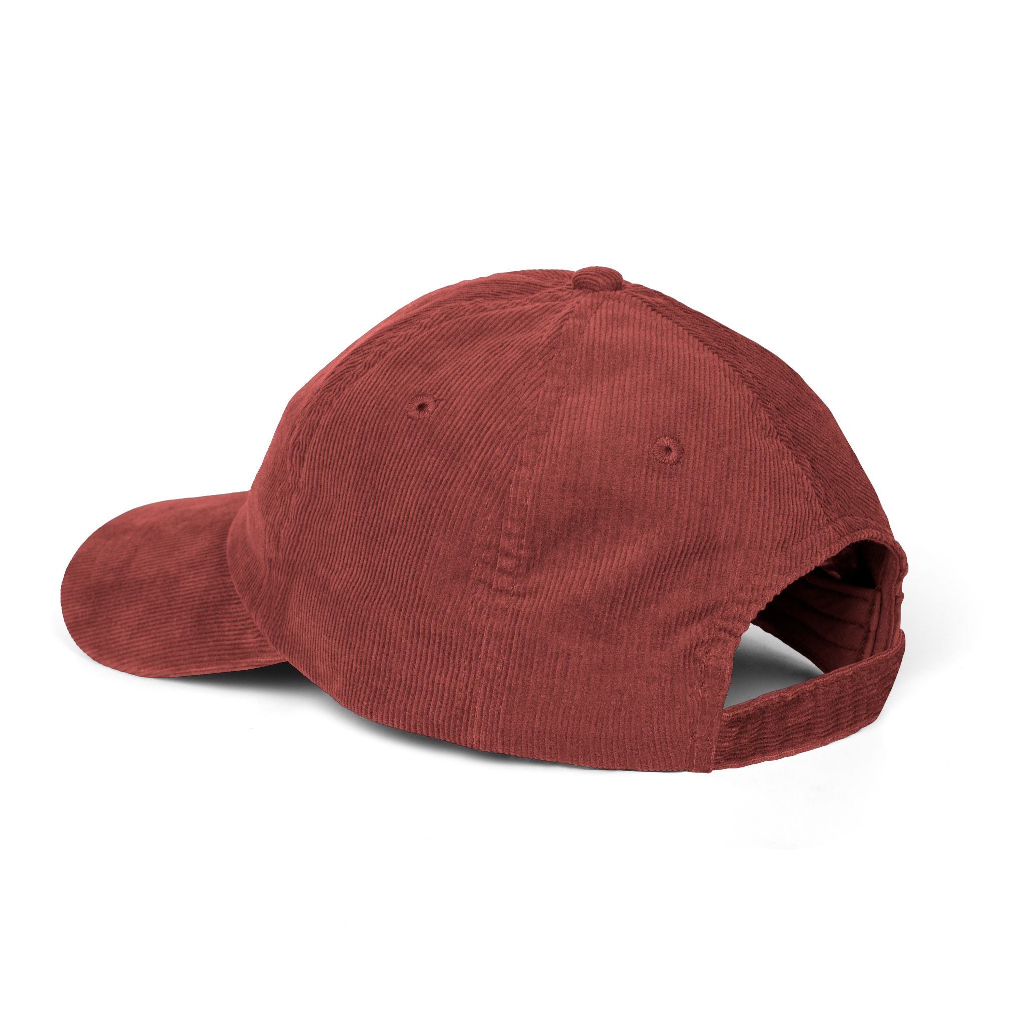 Corduroy Embroidered Cap — Vintage 'ICONIC' Multi-Color Lettering