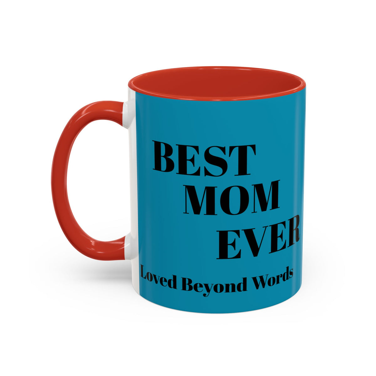 Best Mom Coffee Mug — Rose Accent Floral Mother's Day Gift (11/15oz)