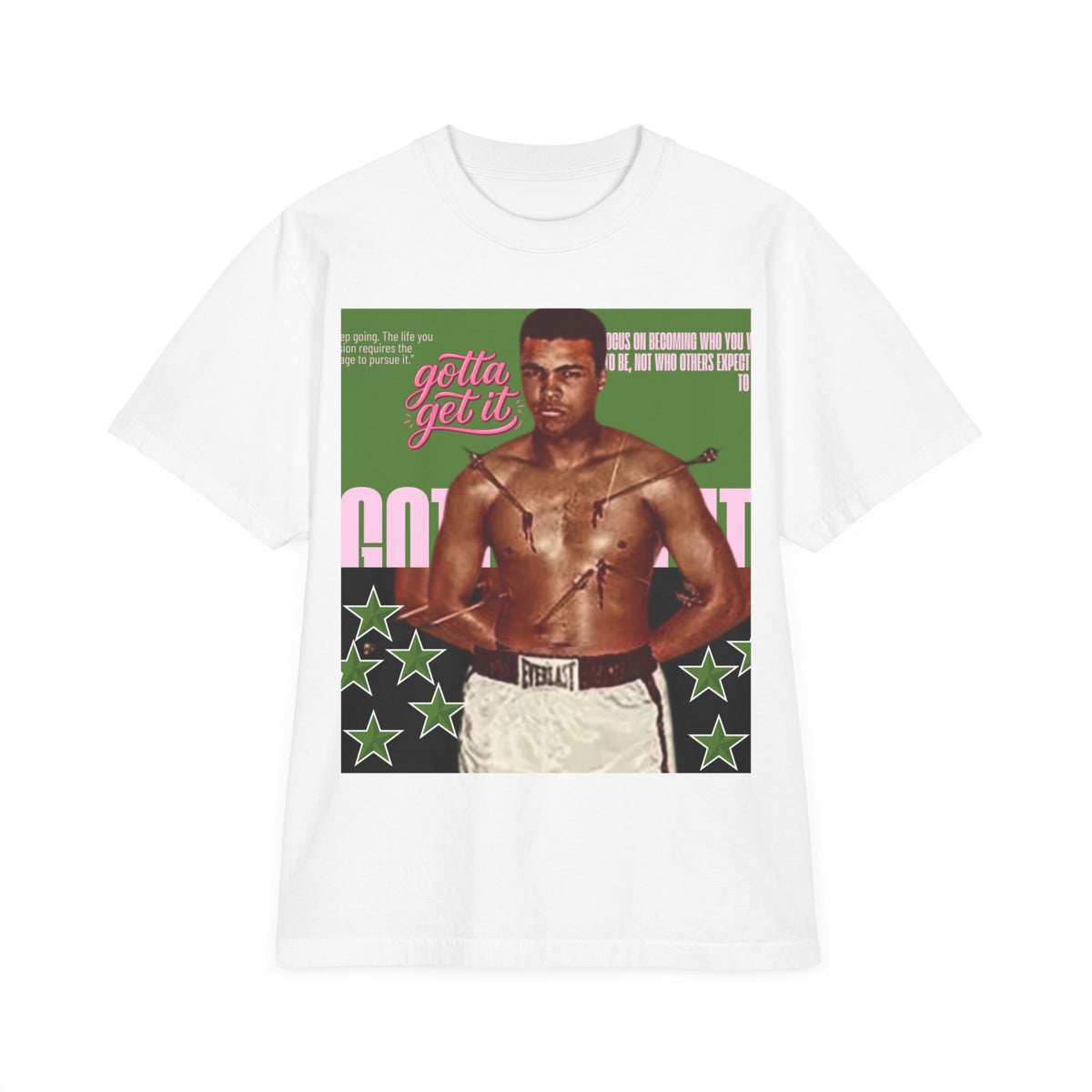 Vintage Boxer Graphic T-Shirt – Retro Athletic Male Illustration