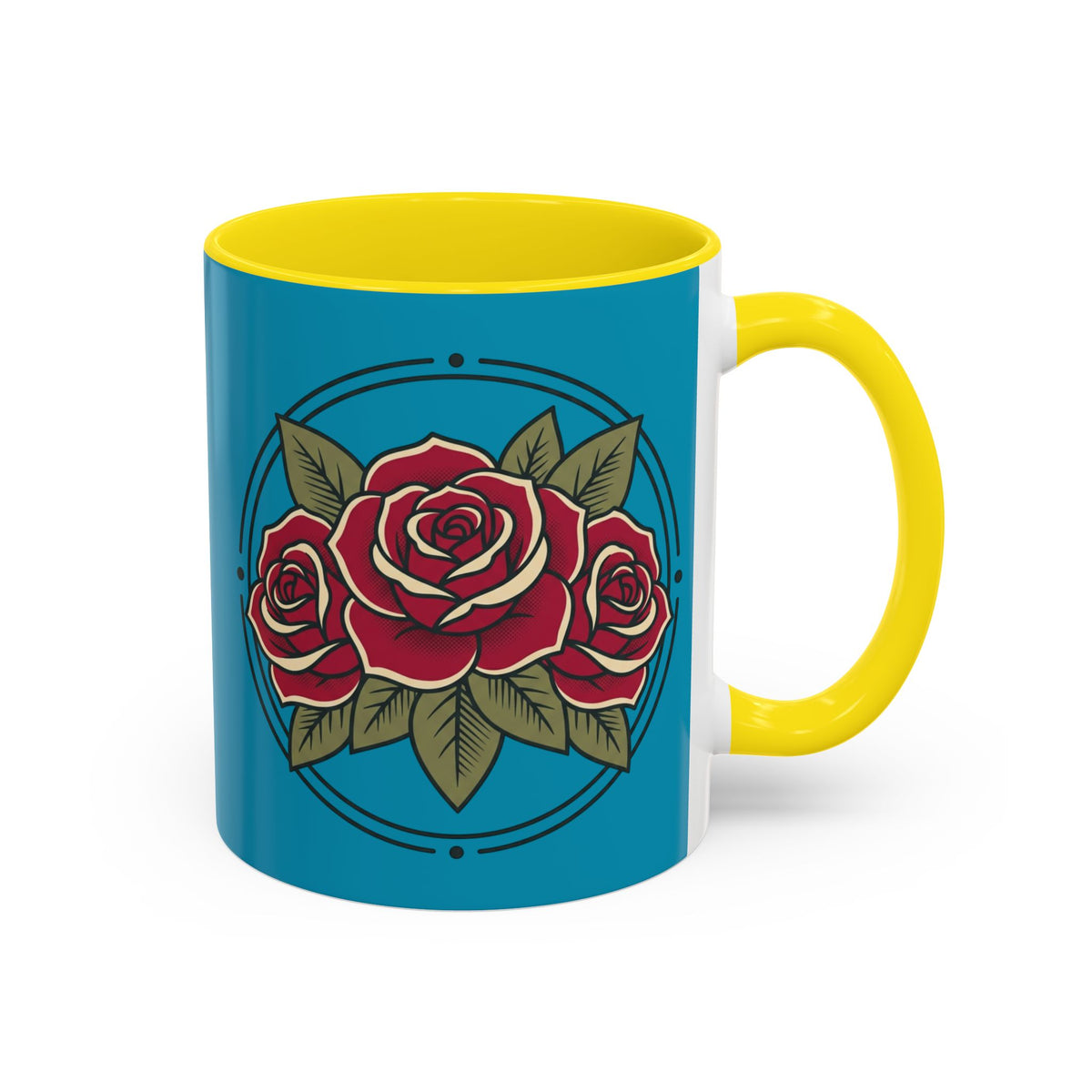 Best Mom Coffee Mug — Rose Accent Floral Mother's Day Gift (11/15oz)