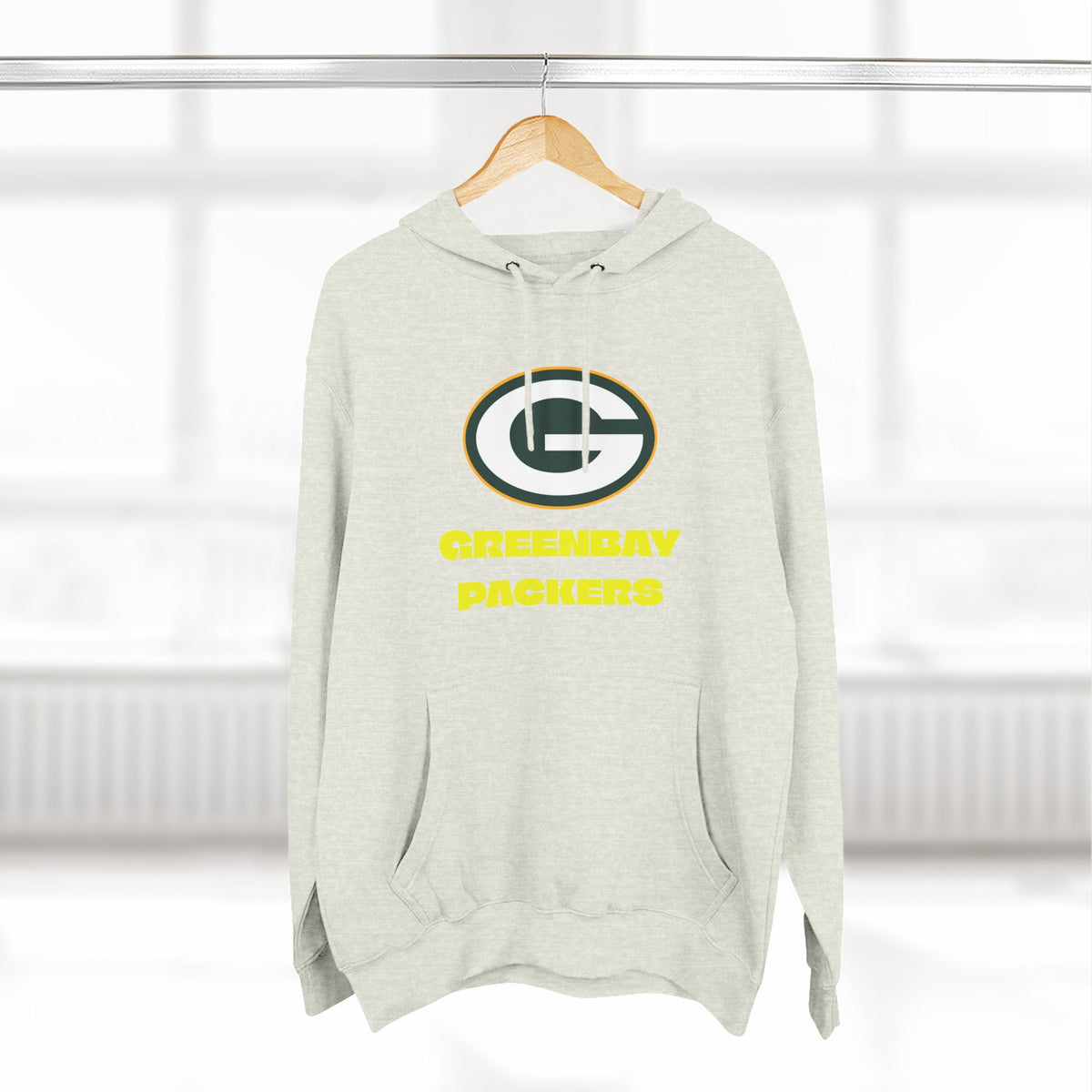Three-Panel Fleece Hoodie