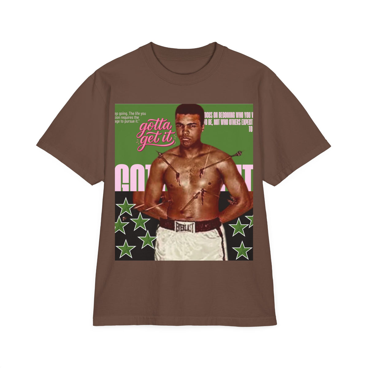 Vintage Boxer Graphic T-Shirt – Retro Athletic Male Illustration